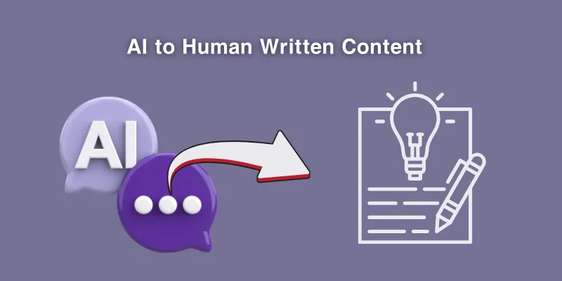 AI to human Written Content