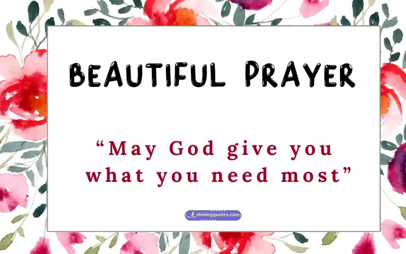 Beautiful Prayer Message