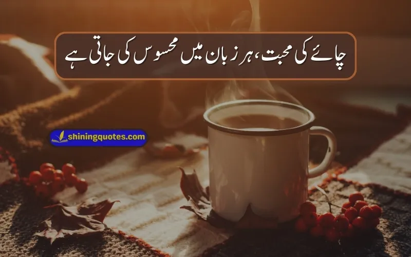 Tea Quotes in Urdu