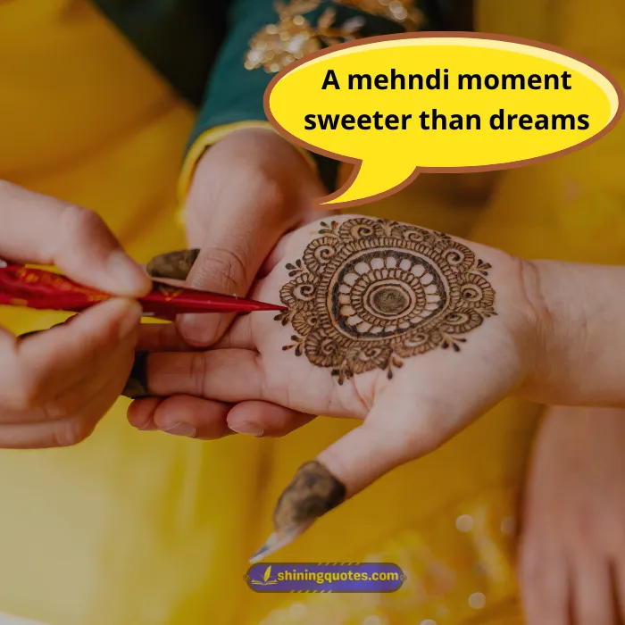 Cute Mehndi Captions