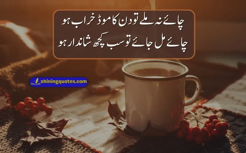 Chai Quotes in Urdu