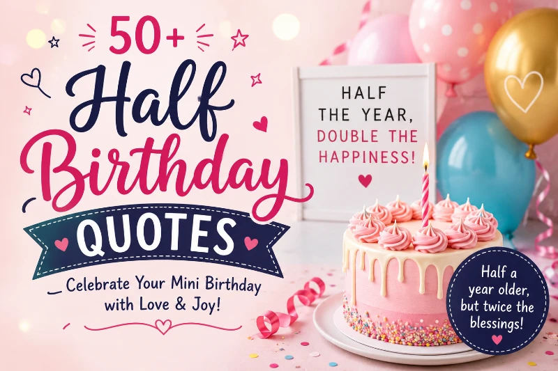 Happy Half Birthday