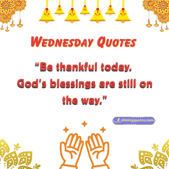 Wednesday Quotes in English