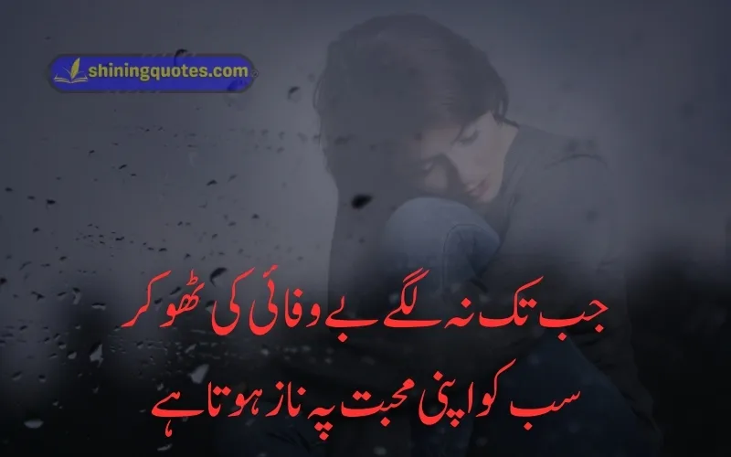 Heart-Touching Bewafa Quotes in Urdu