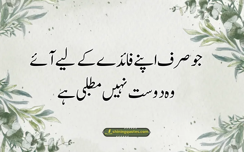 Kamzarf Matlabi Log Quotes in Urdu