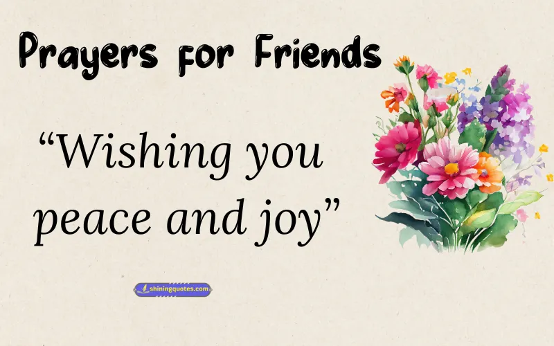Prayer Messages for Friends