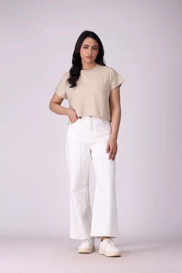 Crop Wide Leg Jeans